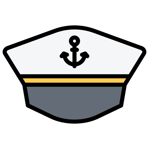 Captain cap - Free transportation icons