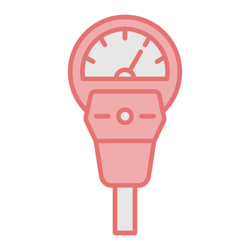 Parking meter free icon Parking meter free icon