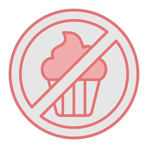 no dulce icono gratis