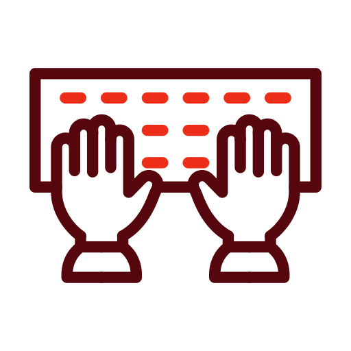 Typing free icon Typing free icon