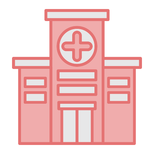 edificio hospitalario icono gratis