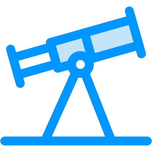 icono de telescopio icono gratis