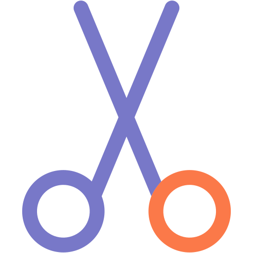 Scissor free icon