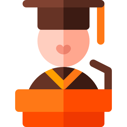 graduación icono gratis