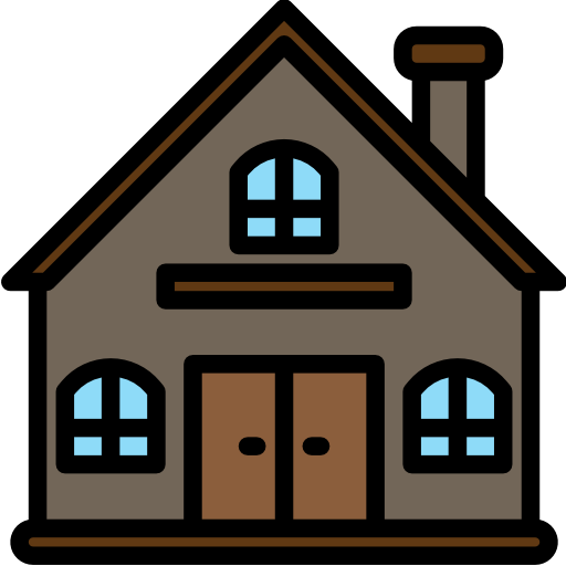 House Phatplus Lineal Color icon