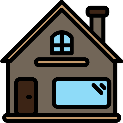 House Phatplus Lineal Color icon