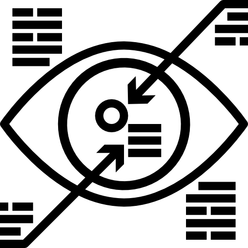 visión icono gratis