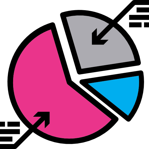 gráfico circular icono gratis