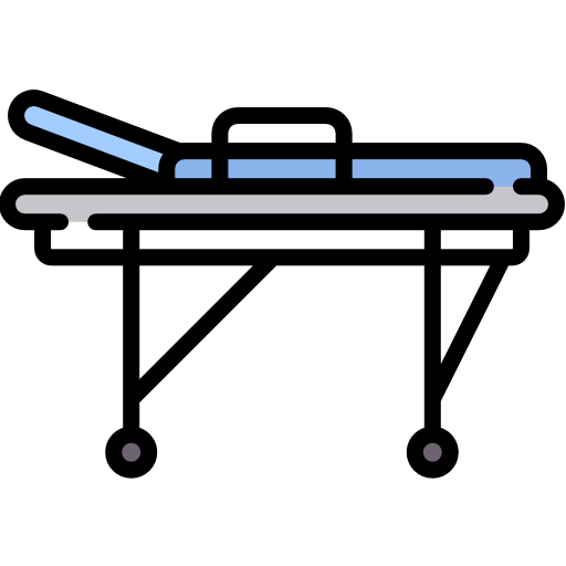 cama de hospital icono gratis