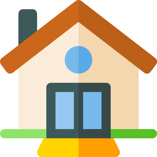 House Basic Rounded Flat icon