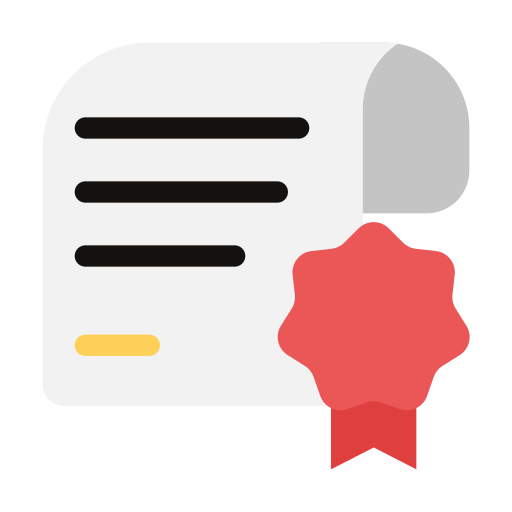 certificat Icône gratuit