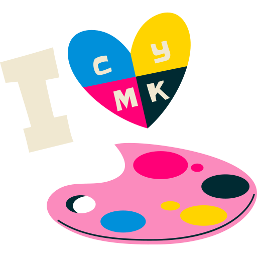 cymk gratis sticker