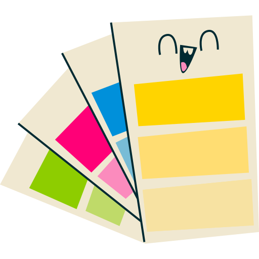 paleta de color gratis sticker