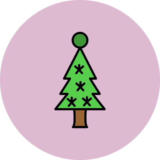 árbol de navidad icono gratis