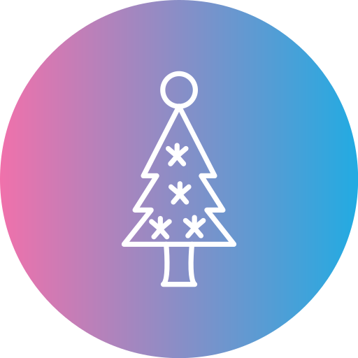 árbol de navidad icono gratis