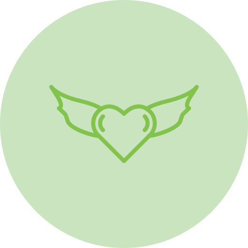 하트 날개 무료 아이콘