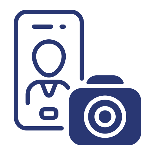 camara movil icono gratis