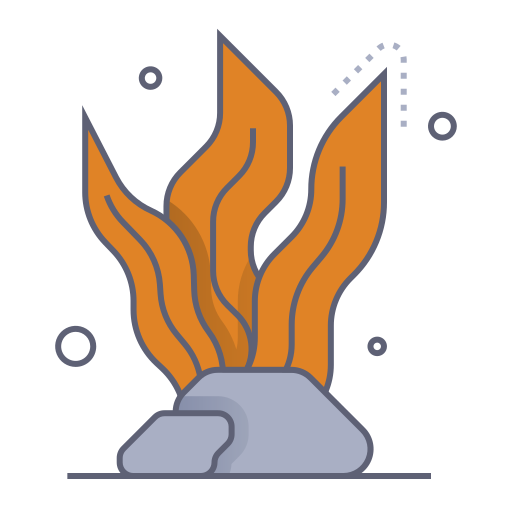 algas marinas icono gratis