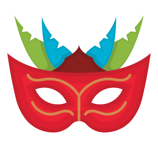 mardi gras icono gratis