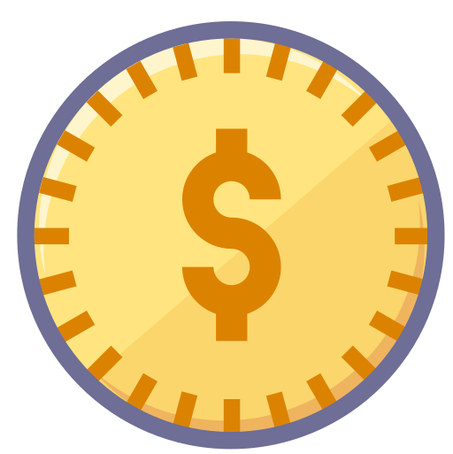 Монета бесплатно иконка Монета бесплатно иконка