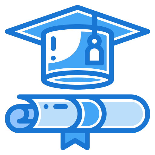 graduación icono gratis