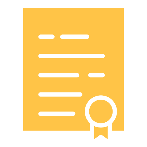 Certificate free icon Certificate free icon