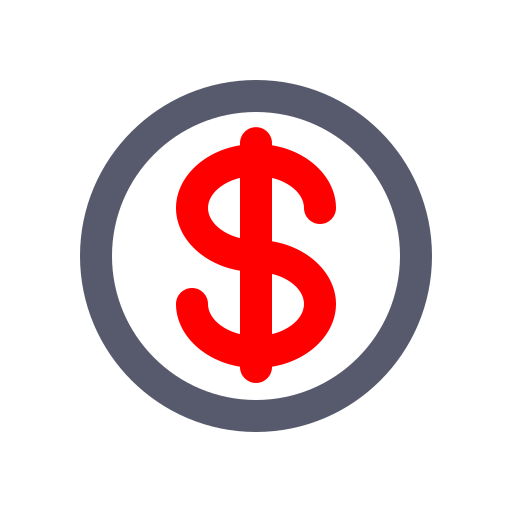 Dollar free icon Dollar free icon