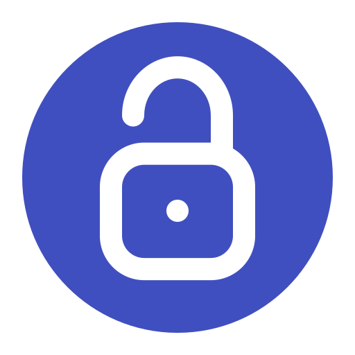 Unlock free icon