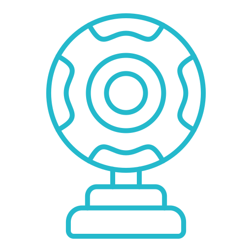 cámara web icono gratis