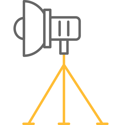 Studio lighting free icon Studio lighting free icon