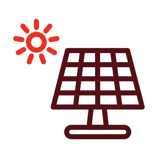 panel solar icono gratis