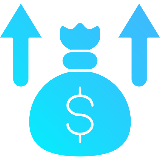 ganancia icono gratis