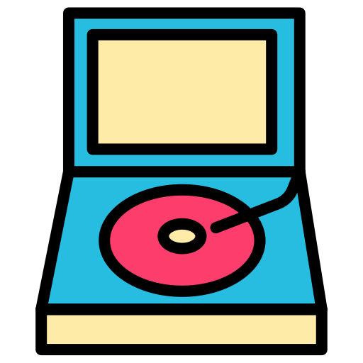 reproductor de vinilo icono gratis