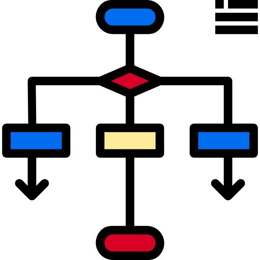 Diagrama de flujo - Iconos gratis de electrónica