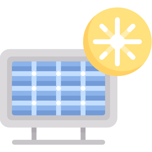 panel solar icono gratis