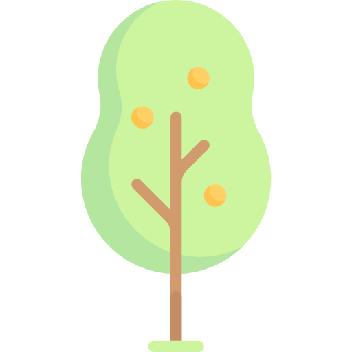 Árbol de frutas icono gratis