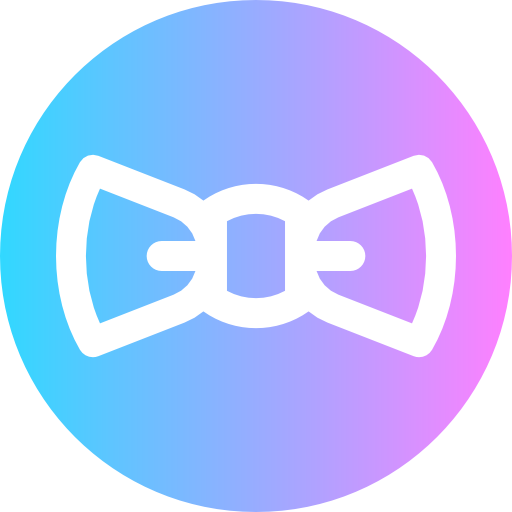 corbata de moño icono gratis