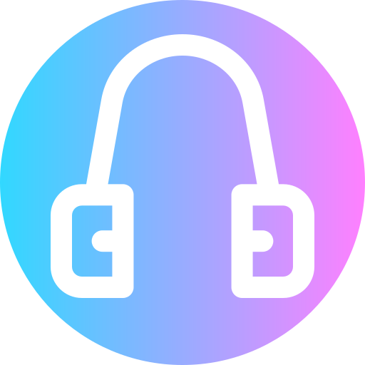 Headphones Super Basic Rounded Circular icon