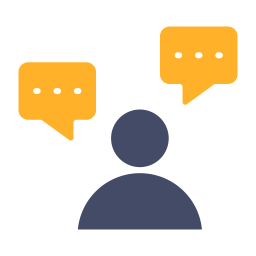 opinión icono gratis