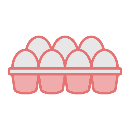 carton de huevos icono gratis