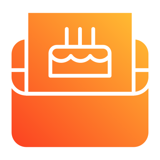 tarjeta de cumpleaños icono gratis