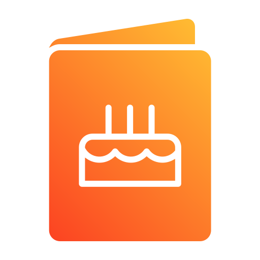 tarjeta de cumpleaños icono gratis