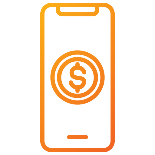 pago en línea icono gratis