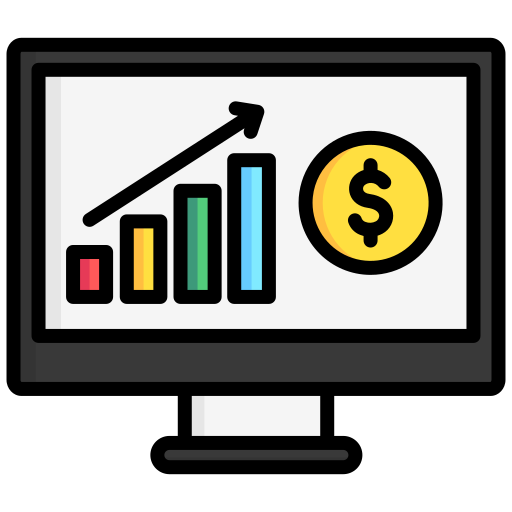 ganancias icono gratis