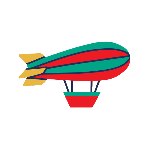 luftballon-zepelin kostenlos Sticker