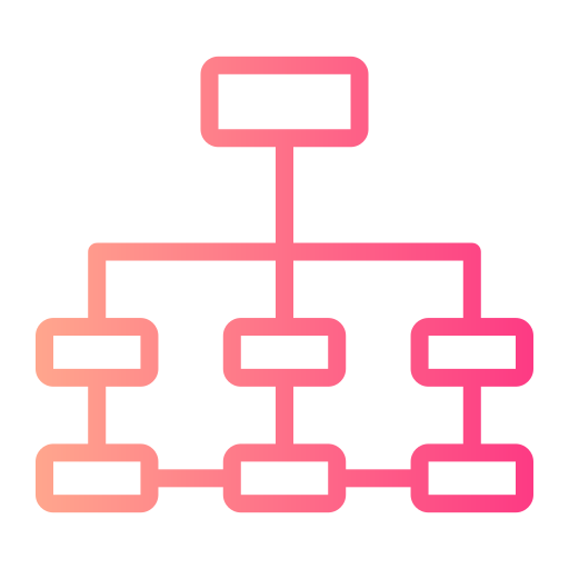 diagrama de flujo icono gratis