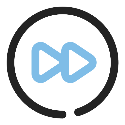avance rápido icono gratis