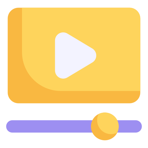 reproductor de video icono gratis