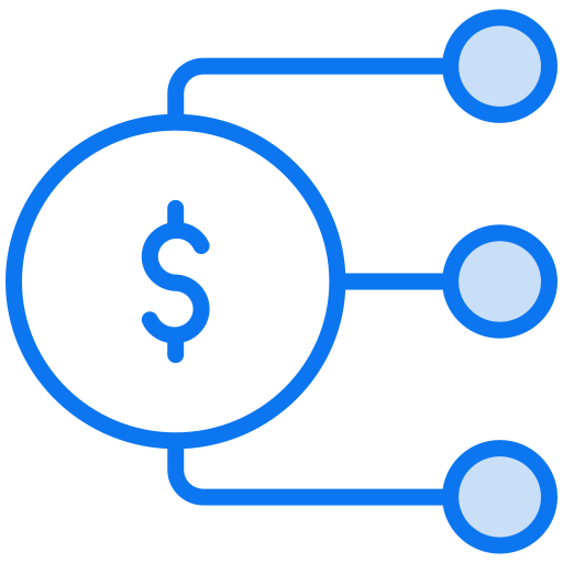 administración del dinero icono gratis