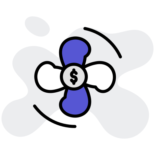 자금 흐름 무료 아이콘